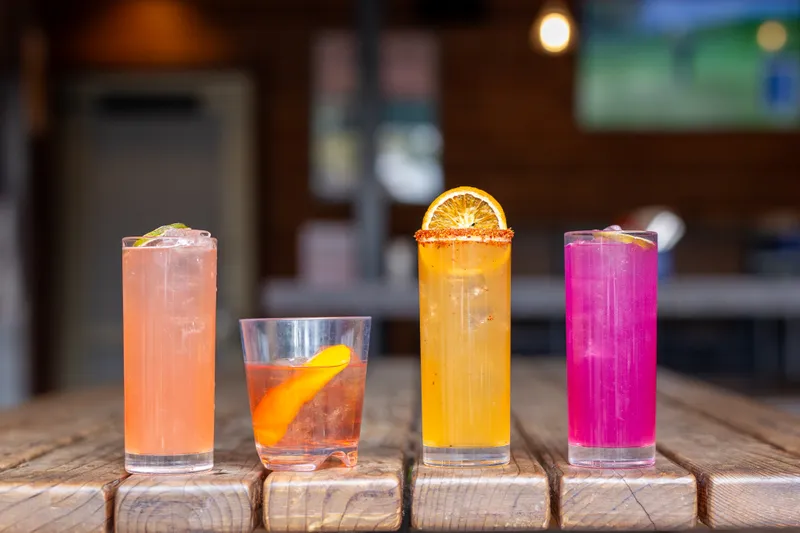 Brunch cocktail lineup at Park 101 Carlsbad