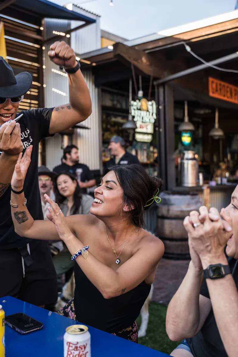 Themed night crowd celebration at Park 101 Carlsbad