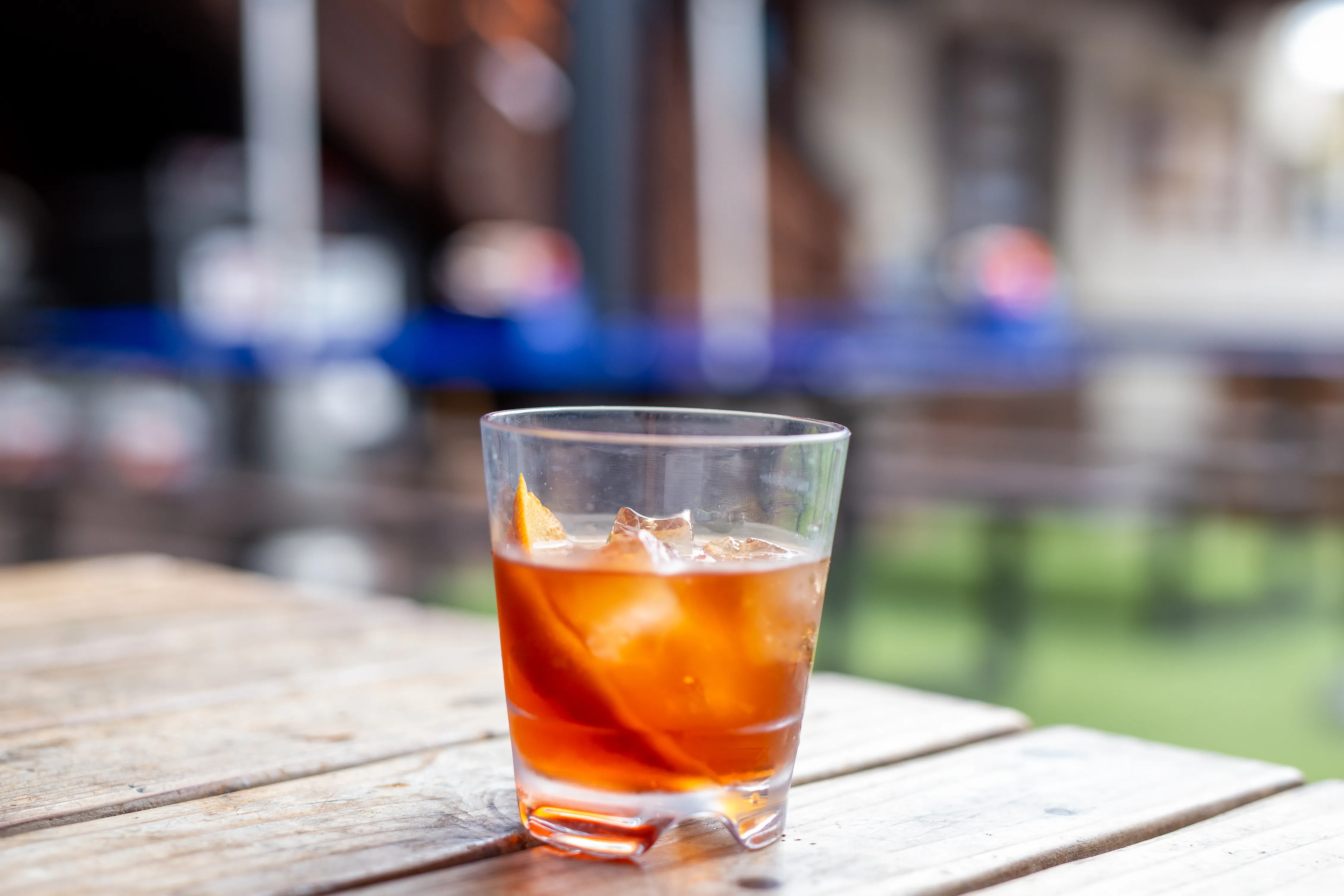 Talking Irons cocktail on the rooftop at Park 101 Carlsbad