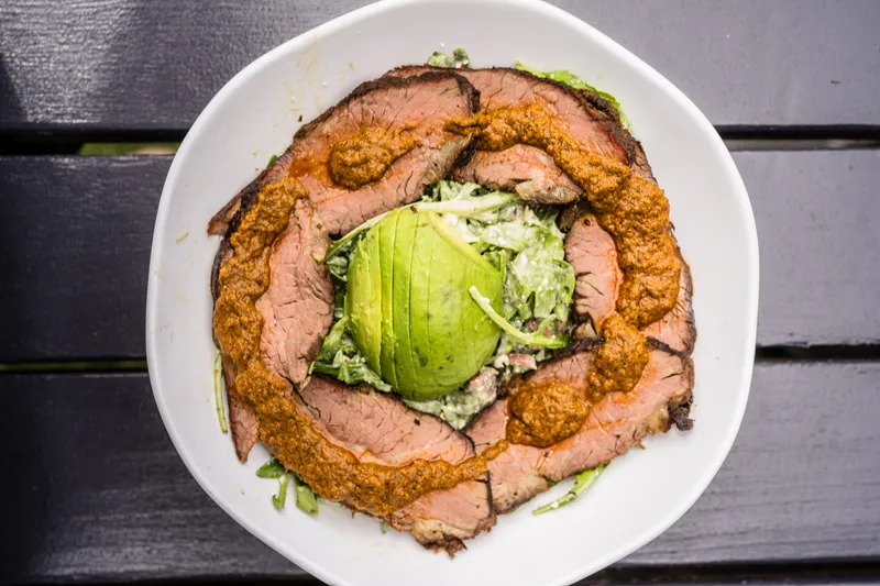 Tri-tip arugula salad at Park 101 Carlsbad